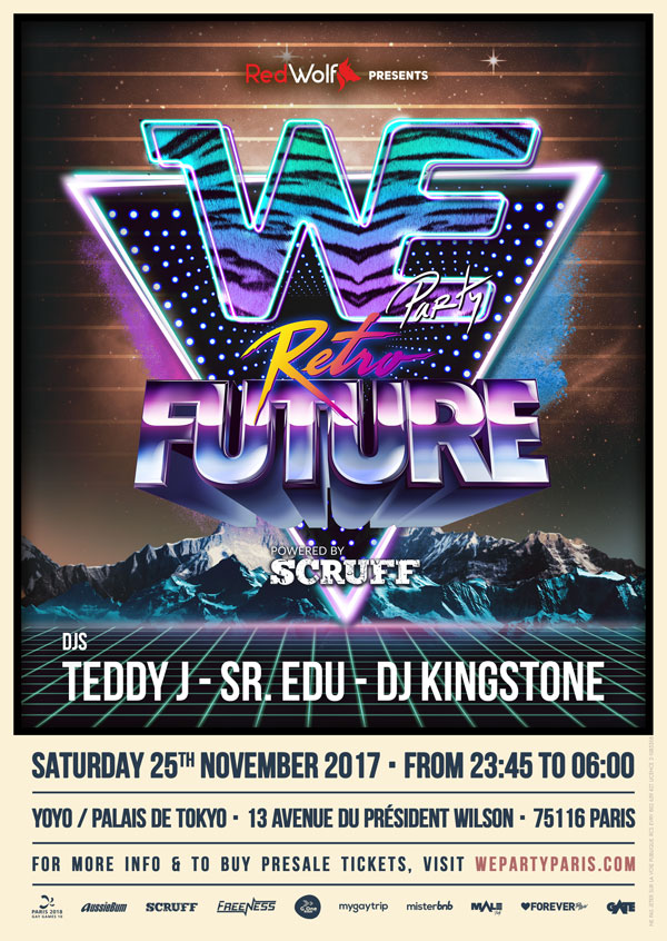 WE PARTY RETRO FUTURE